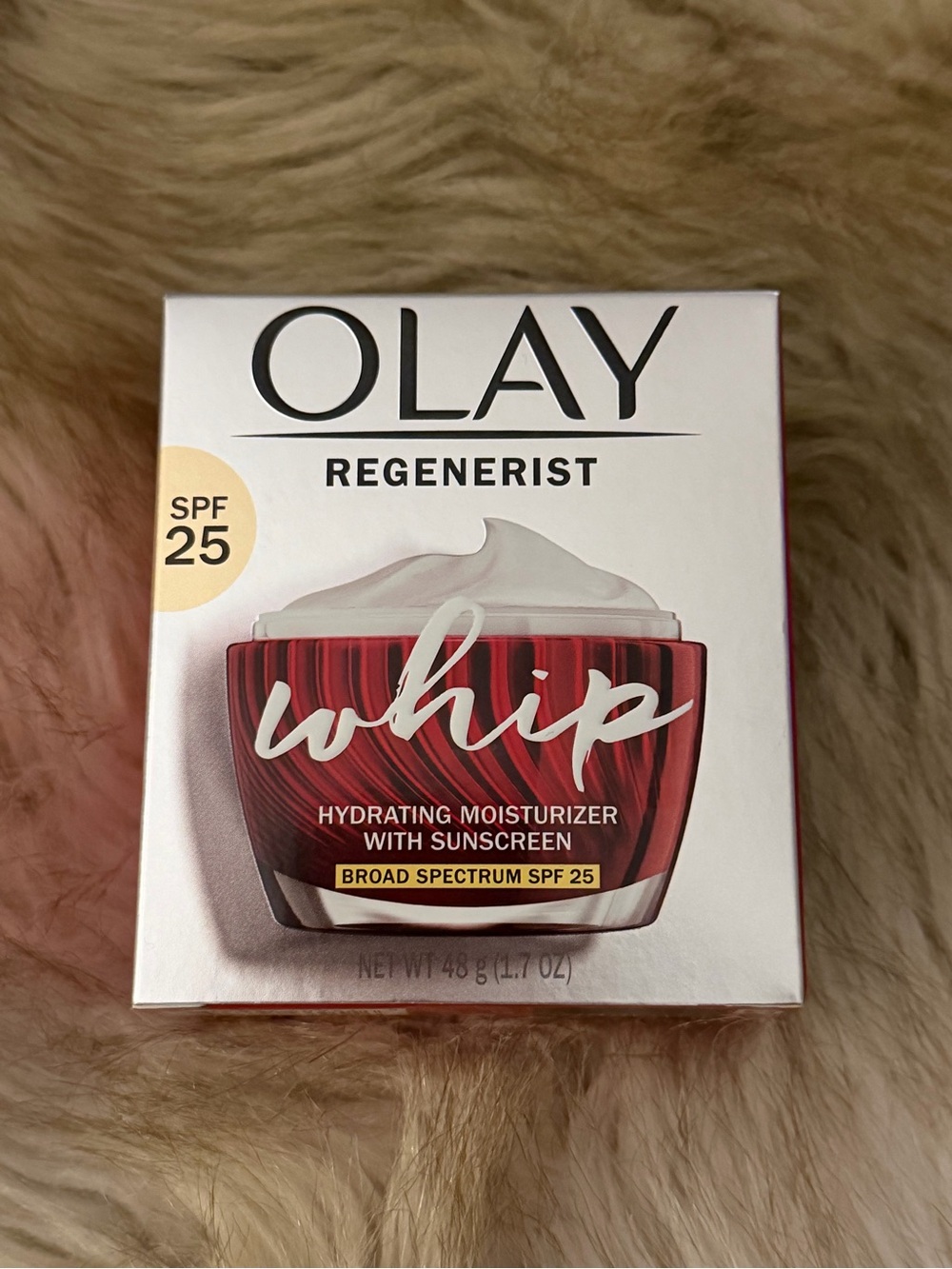 Olay Whip Face Moisturizer SPF 25 No Scent, 1.7 oz BRAND NEW